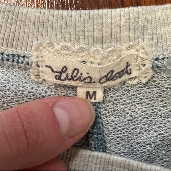 Lilis Closet Knit Heathered Dress Contrast Trim Medium - Picture 2 of 6